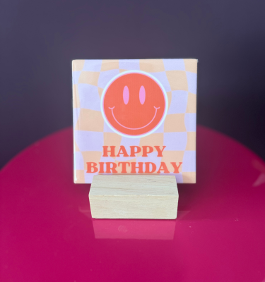 Tegeltje happy birthday